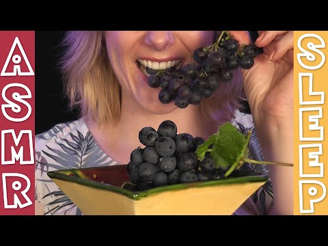 ASMR - The Best Eating Sounds - Blue Grapes 🍇 - ASMR Sleep