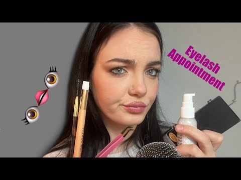 ASMR - Rude Eyelash Extensions Appointment #roleplay #asmr #personalattention