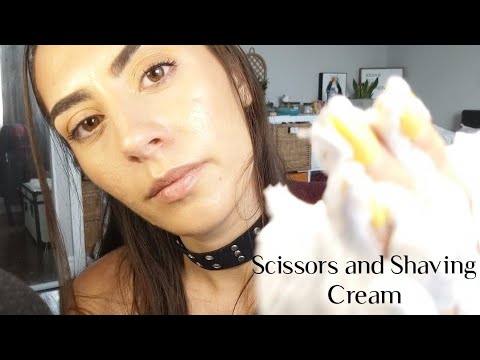ASMR | Up Close Beard Trim & TOO MUCH Shaving Cream (Soft Spoken)