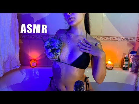 ASMR In Bath With Me & Many Triggers