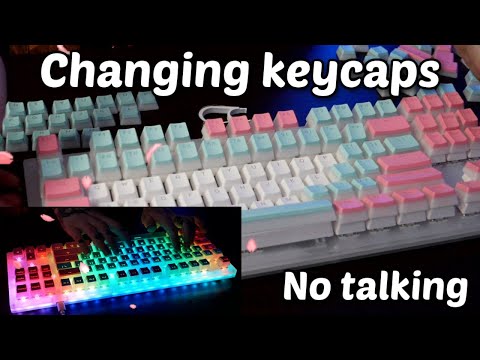 ASMR | Changing Out Keycaps | NO TALKING | Jinxy ASMR