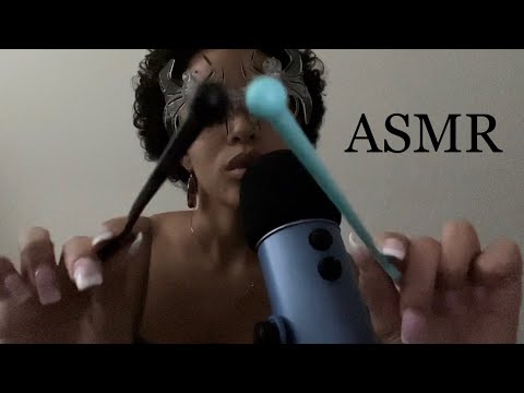 ASMR| SPOOKY TRIGGERS (tapping, mouth sounds and personal attention)