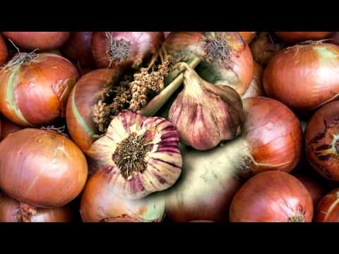 Asmr peeling onion and garlic