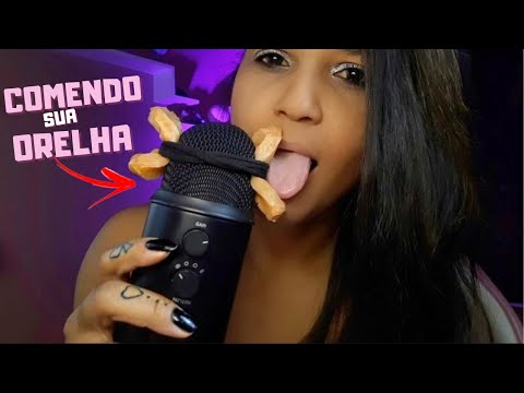 ASMR comendo sua ORELHA 🔥👂 I Sons de boca SUPER molhados 👅💦