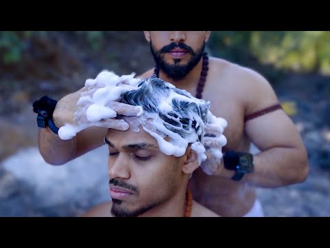 Achieving Pure Bliss: The Relaxing Hair Wash Experience #asmr