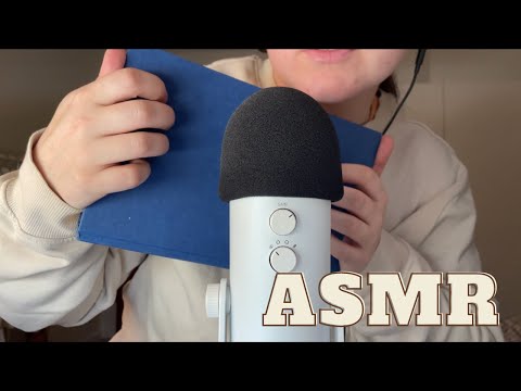 ASMR Fall asleep to calming triggers (fabric scratching, book tapping + much more)