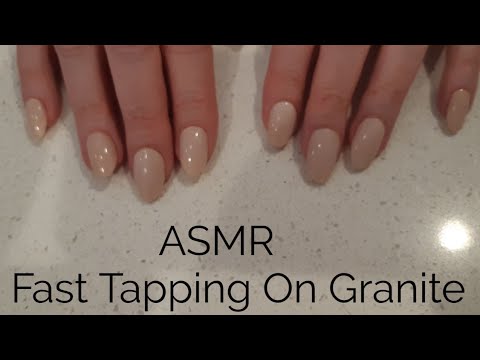 ASMR Fast Tapping On A Granite Countertop