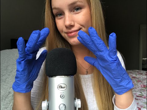 [ASMR]Hand Sounds, Gloves, Lotion and Oil (NO TALKING) |RelaxASMR