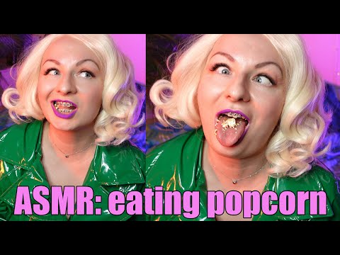 popcorn ASMR video