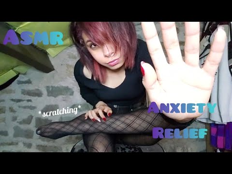 ASMR ◇ Anxiety relief with tights scratching 💫