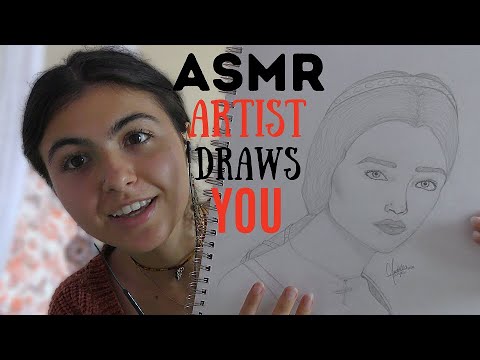 ASMR || artist draws you
