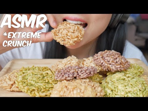 ASMR Deep Fried Sweet Sticky Rice (EXTREME SATISFYING CRUNCH EATING SOUND) No Talking | SAS-ASMR