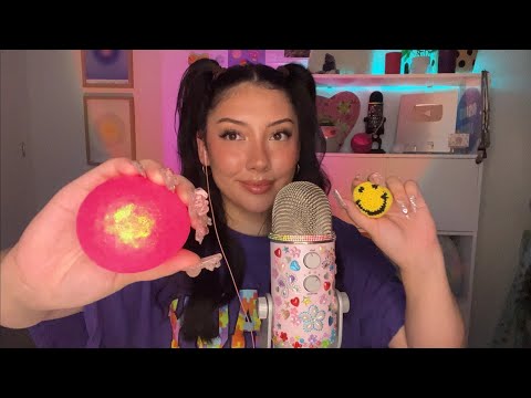 ASMR nail on nail tapping, orbeez balls, fluffy mic scratching + MORE 😴 (no talking) | Jessica’s CV