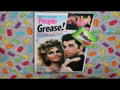 GREASE! PEOPLE MAGAZINE ASMR CHEWING GUM