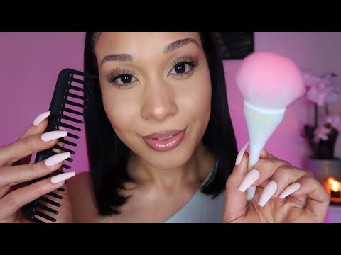 ASMR Personal Attention For Sweet Dreams W/ Layered Sounds & Long Nails