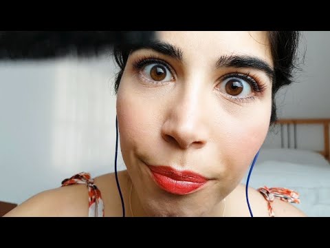 Rude sister does your make up [ASMR ROLEPLAY]