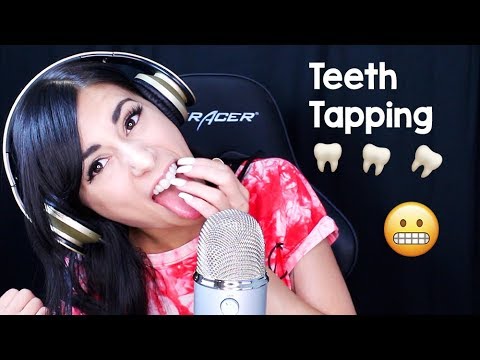 ASMR TEETH TAPPING AND MOUTH SOUNDS - Intense tingles