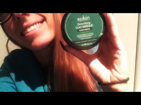 ASMR personal attention: pampering clay mask and lash serum