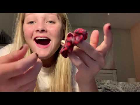 Vlog day 9 opening 12 days of scrunchies advent calendar