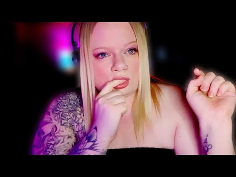 Spit painting, with body tapping and kisses  [ASMR] (Patreon preview)