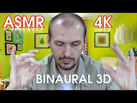 4K ASMR Video - 3Dio Free Space PRO Hands Tapping Pure Binaural