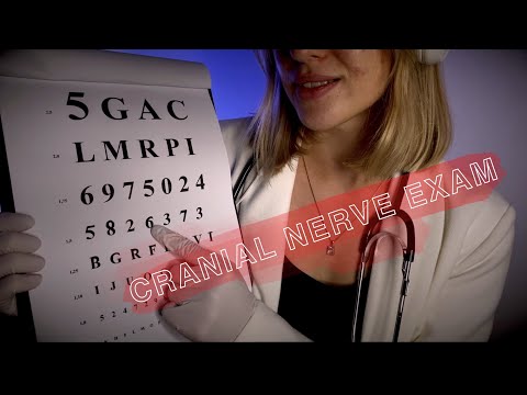 ASMR | Cranial Nerve Eye Exam - soft spoken Doctor Roleplay