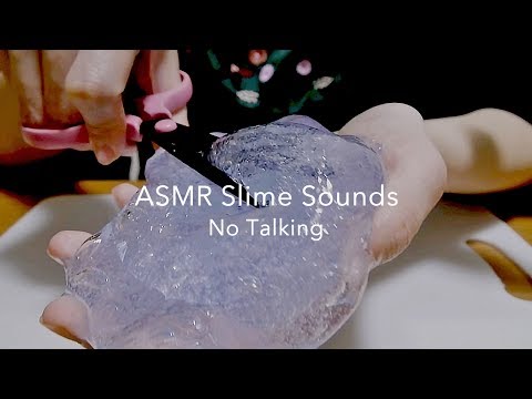 [声なし-ASMR] スライムの音 #2 Slime Sounds, No Talking [音フェチ]