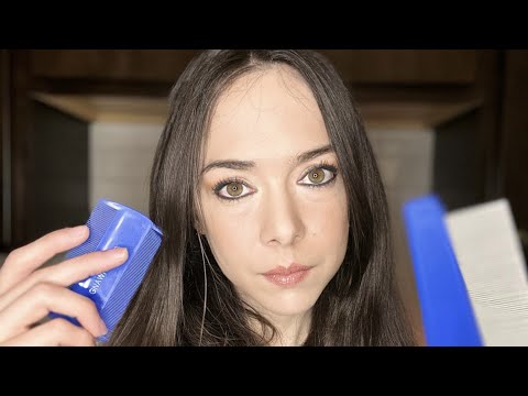 ASMR - Head & Scalp Exam for Itchy Skin - Soft Spoken [POV] Medical Role Play - Sharp/Dull, Brushing