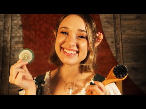 ASMR Fae Pampers You (Royalty) For Sleep | Scalp Massage, Sudsy Sounds, Cheering You Up