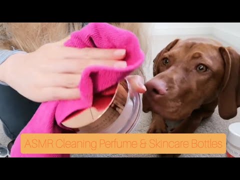 ASMR - Household Cleaning Perfume & Skincare Bottles No Talking