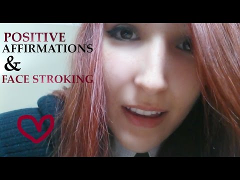 ASMR - CARING FRIEND ~ Helping You Get to Sleep! Positive Affirmations & Face Stroking ~