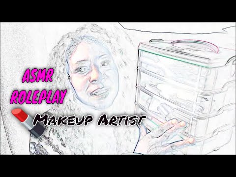 ASMR Roleplay | MAKEUP ARTIST | Applying Your Makeup | 1K ASMR Tingles