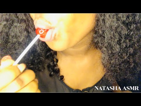 Sucking on a lollipop ASMR Sounds - Natasha Asmr