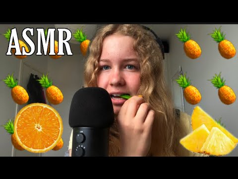 ASMR fruit triggers 🍉 🍊🥝