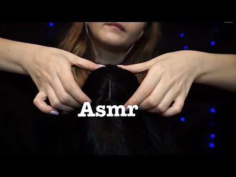 ASMR Scalp Massage, Head Scratching , Massaging & Hear Brushing |АСМР Массаж головы, игра с волосами