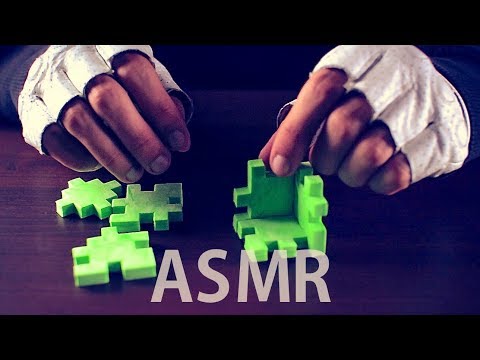 ASMR PUZZLE Solving 😴NO TALKING 💚3D FOAM Cube #1