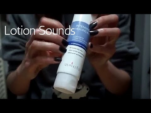 ASMR Tapping on Lotion Bottles [With Lotion Sounds]
