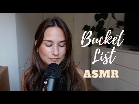 ASMR German - My Bucket List 💛 | Lots Of Rambling
