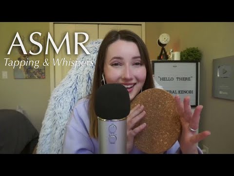 ASMR ~ TINGLY UP-CLOSE WHISPERS & TAPPING