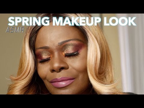 ASMR Makeup Spring Look For March