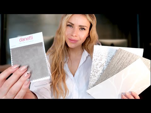 ASMR Interior Designer Roleplay 💕 (Whispers, Crinkling Materials, Page Turning)