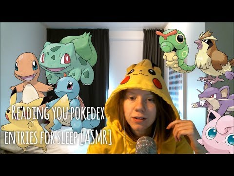 [ASMR] Reading Pokédex Entries (1-75) for Sleep (Whispers, Trigger Words, Pokémon & more!)