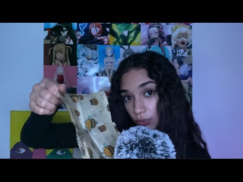 ASMR | Beeswax Wrap 🐝 (tapping, scratching, minimal talking)