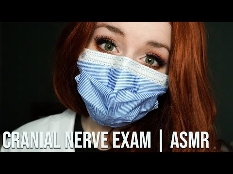 Masked ASMR | Dr. Ortega Cranial Nerve Exam (Medical Roleplay)