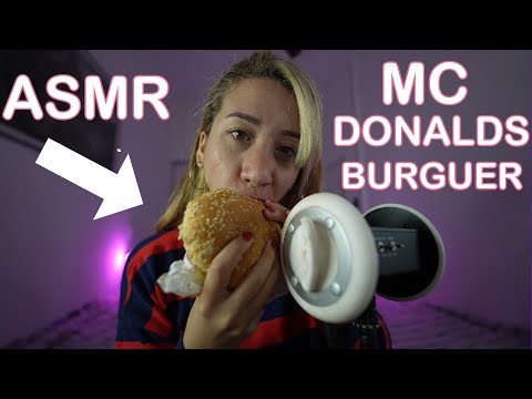 ASMR | MC DONALDS BURGUER | MC TASTY| 4K✔