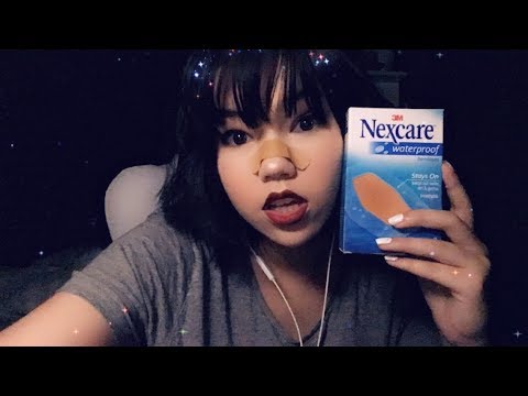 3D ASMR Touching Bandaids for Sticky Sounds