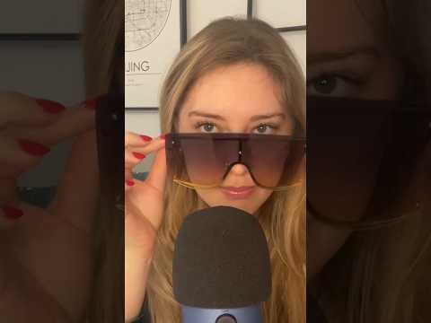 ASMR| sun glasses tapping and personal attention #tinglesensation #relaxing #attentionASMR #glasses