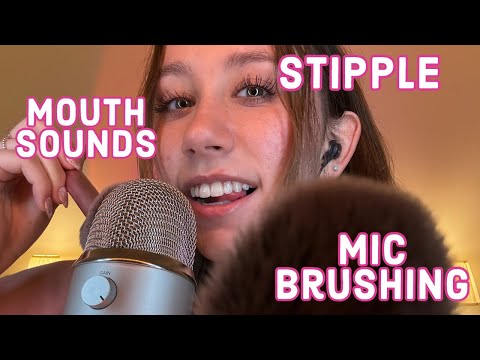 ASMR | Brushing Visuals, Mic Brushing, Mouth Sounds