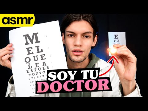 ASMR SOY TU DOCTOR - asmr roleplay examen de la vista | ASMR Español | mol