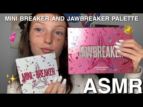 ASMR JEFFREE STAR MAKEUP PALETTE | JAWBREAKER & MINI BREAKER | WHISPERED | TAPPING & SCRATCHING